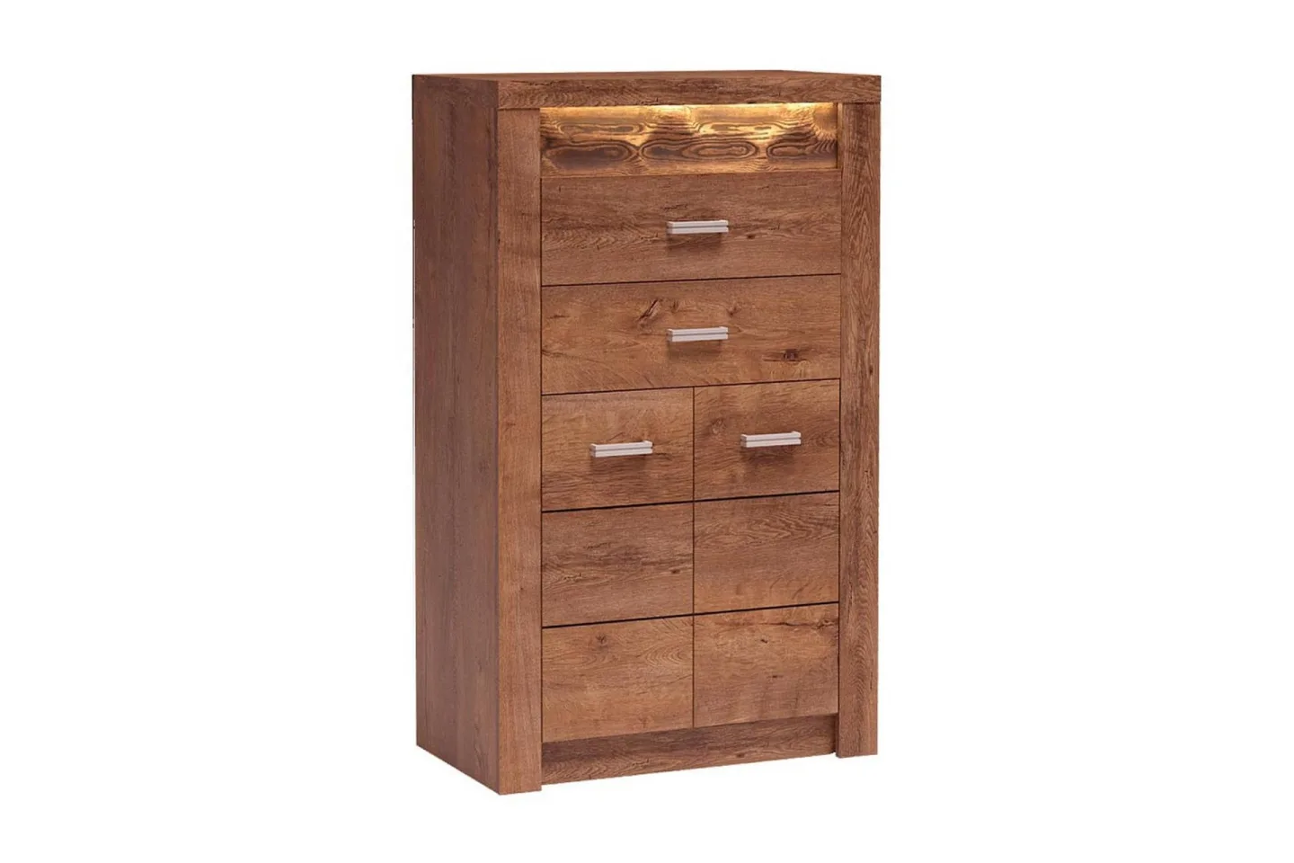 Indianapolis Skänk 76x42x127 cm - Beige/Brun