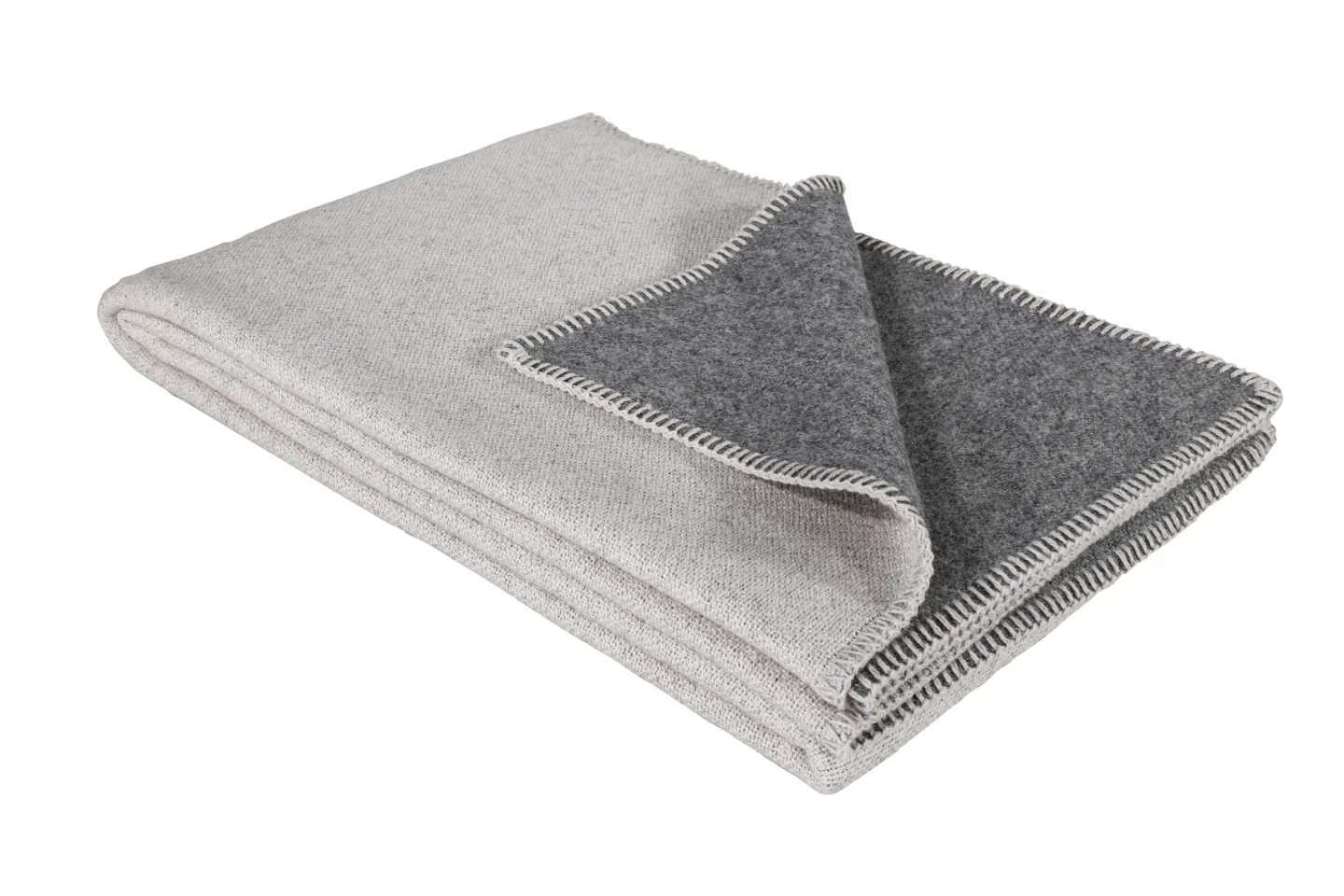 Eskitex AG Plaid Cotola, 130x200 cm Grau | Schubiger Möbel