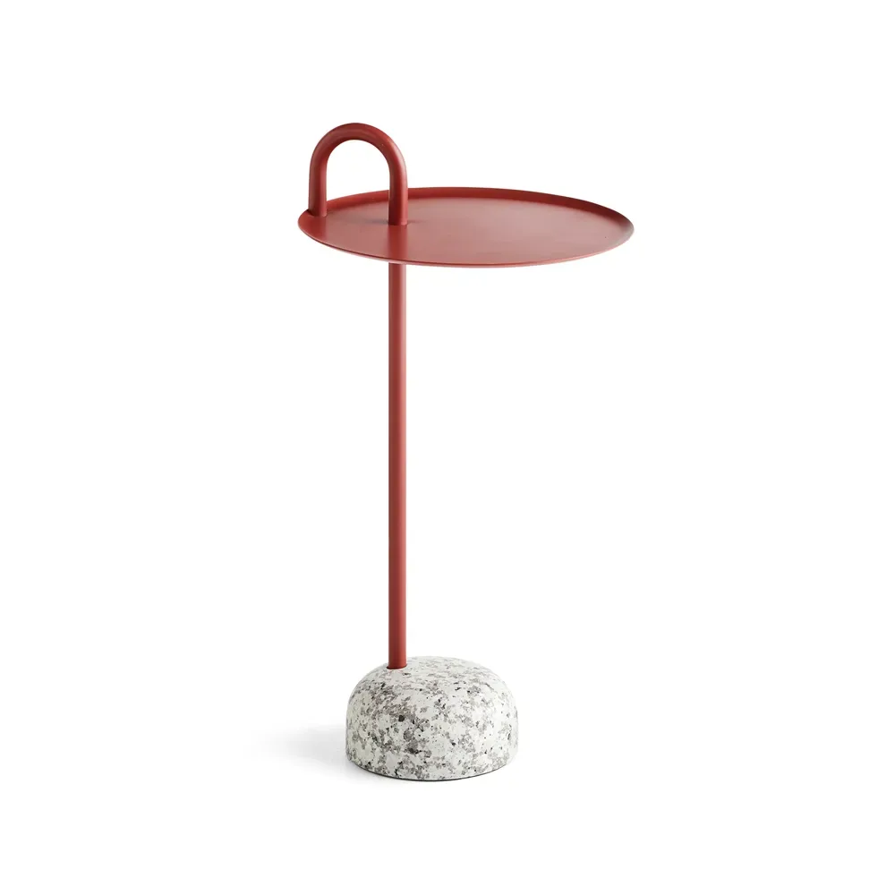 HAY Bowler sidobord Tile red-granite