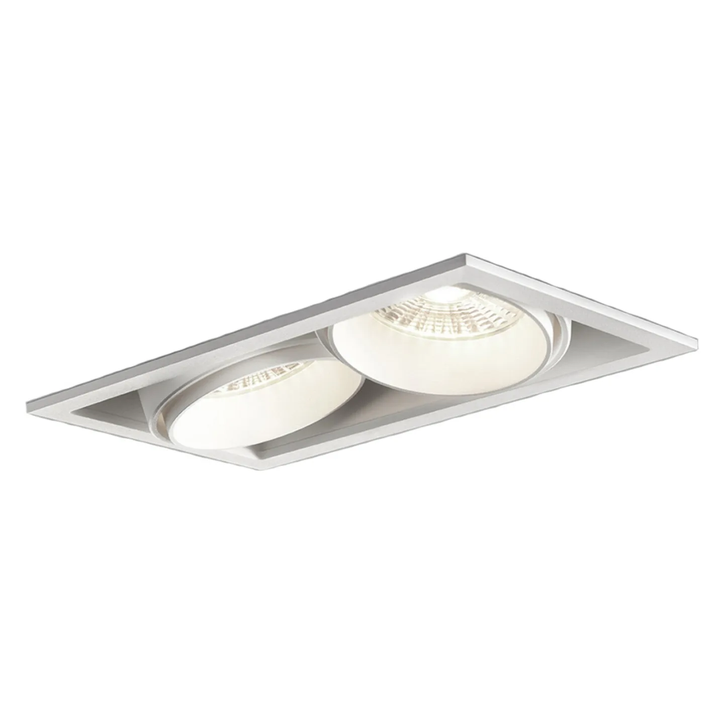Ghost+ 2 indbygningsspots 18W 2700/3000K hvid - LIGHT-POINT - Stue - Metal