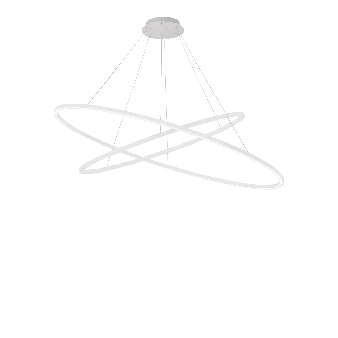 Nemo Lighting - Ellisse Double Pendant, White 2700K - Pendellampor - Federico Palazzari - Vit