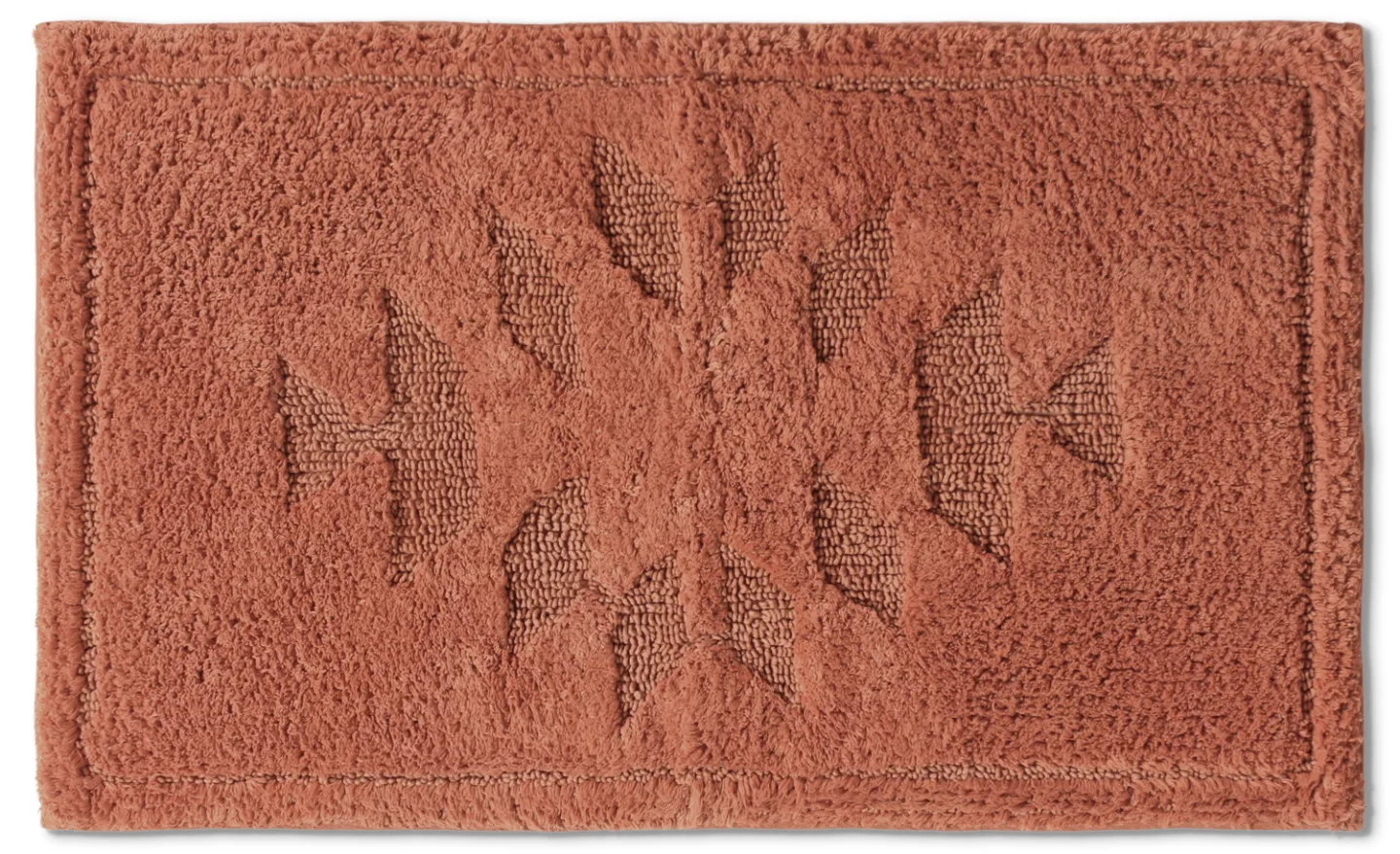 Baderomsmatte - Gertie (terracotta) (Størrelse: 70 x 120 cm)