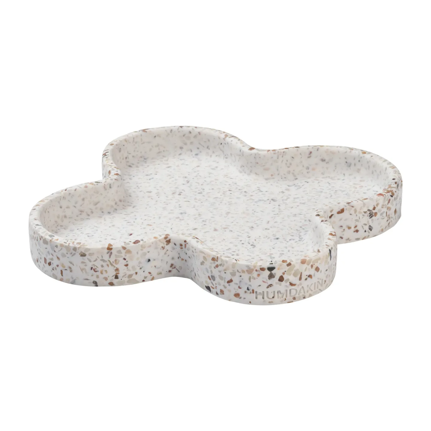 Humdakin Humdakin Terrazzo Tablett 27 cm Red/Beige