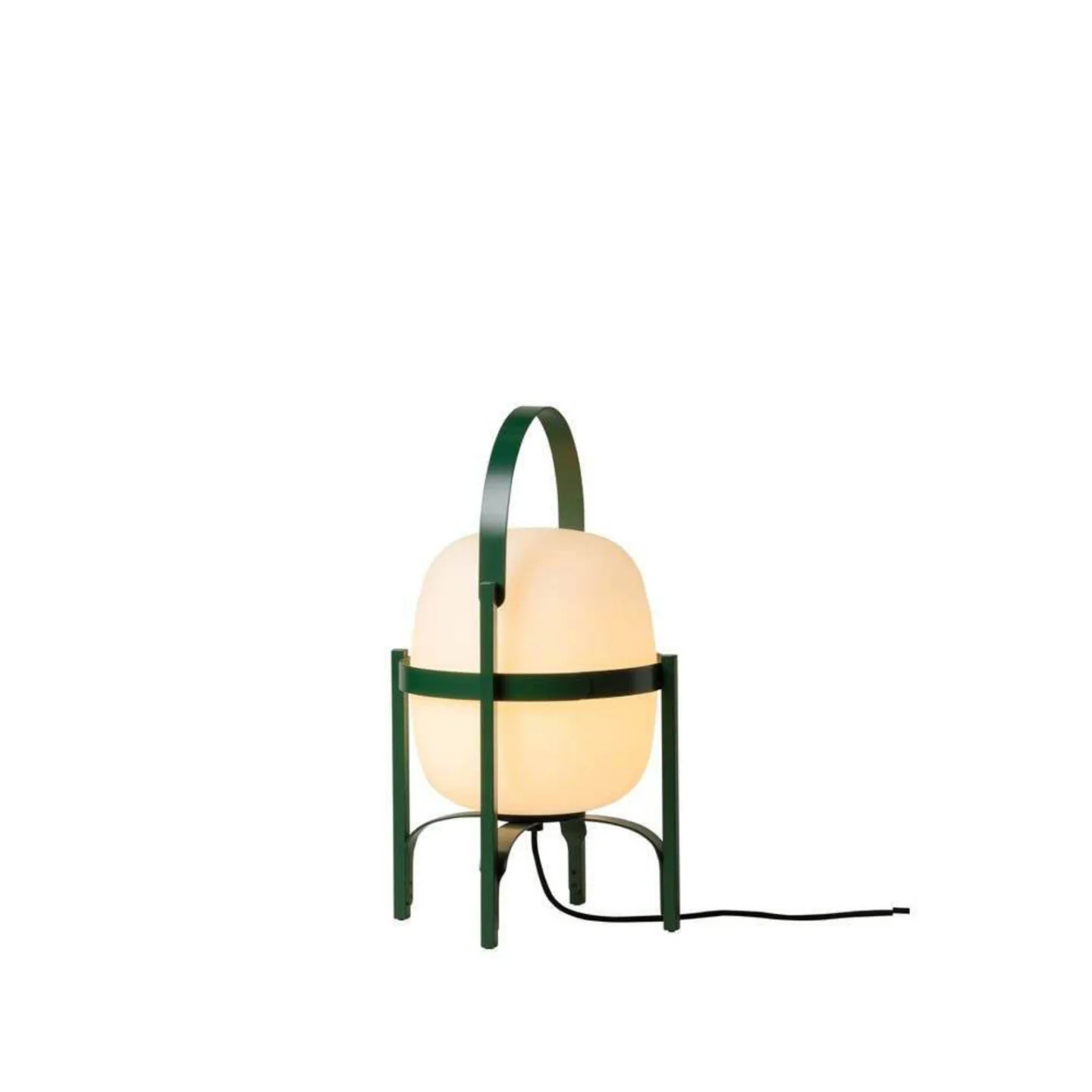 Cesta utendørs bordlampe IP65 English Green - Santa & Cole - Spisestue - Aluminium