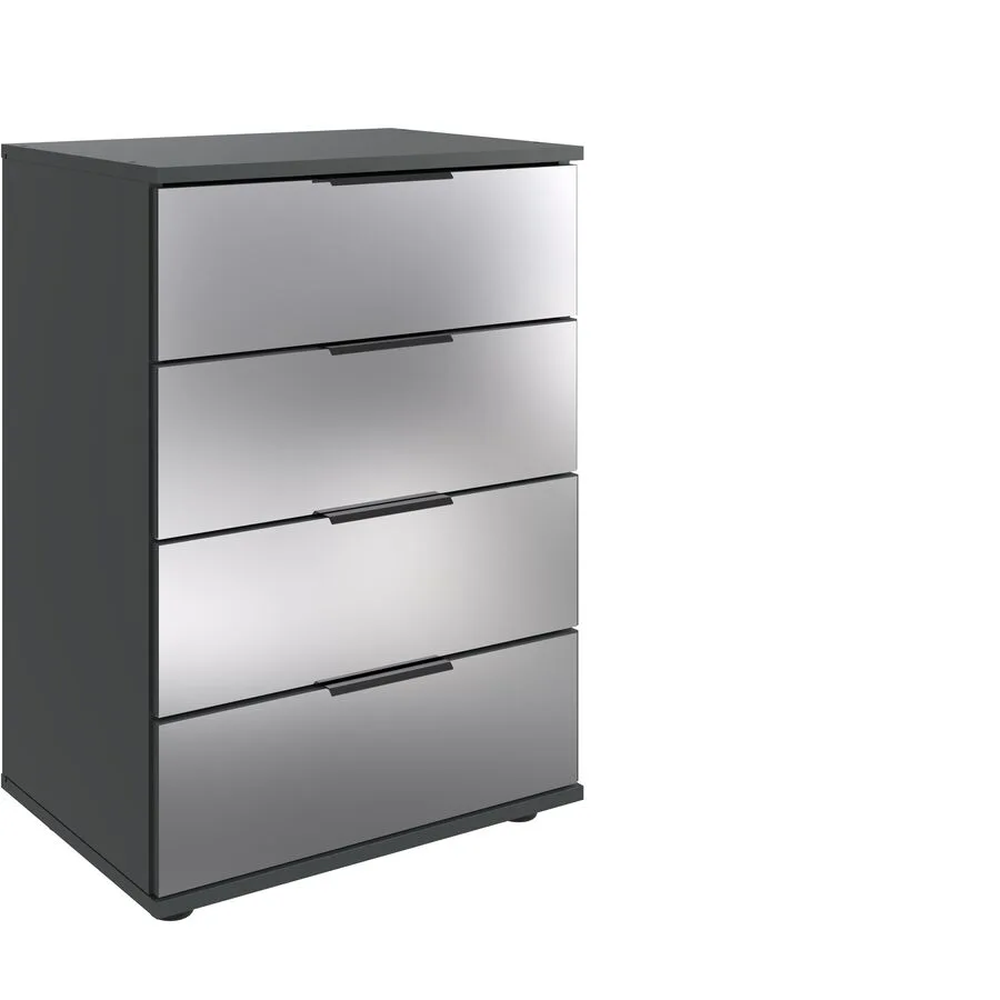 Nachttisch Metac graphit Holzwerkstoff B 52 H 74 cm