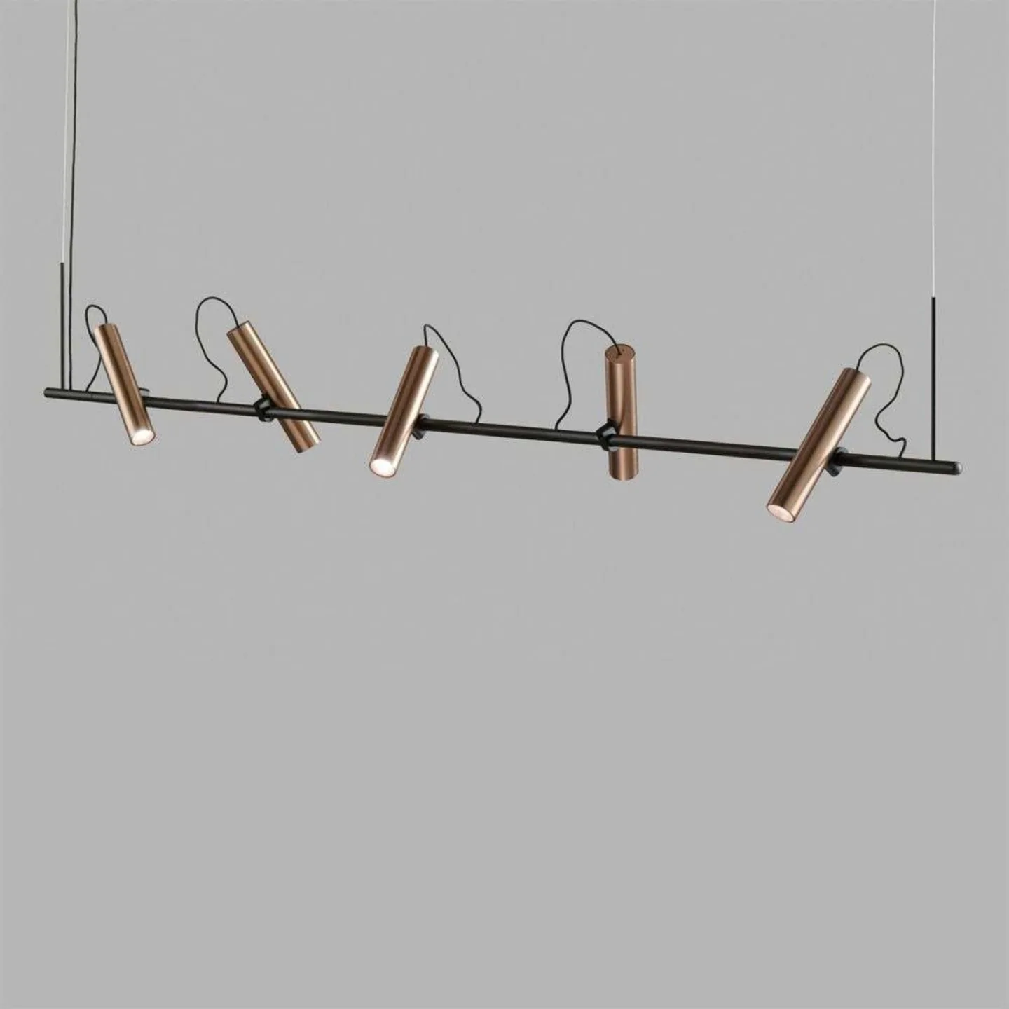 Spirit S2000 pendellampa, svart/brons - LIGHT-POINT - Vardagsrum - Aluminium