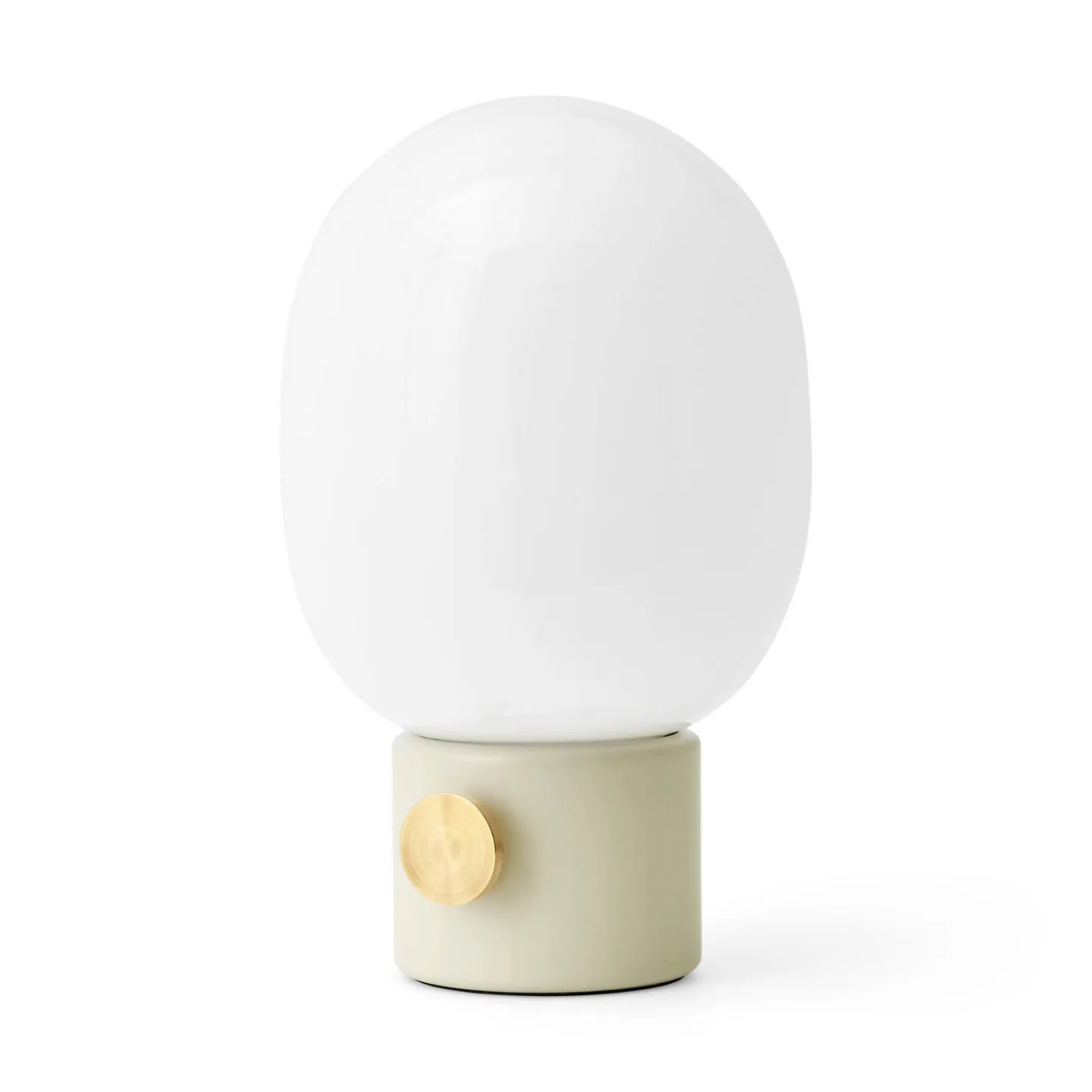 JWDA Bordslampa S Alabaster White/Brass - Audo Copenhagen - Vardagsrum - Design - Glas