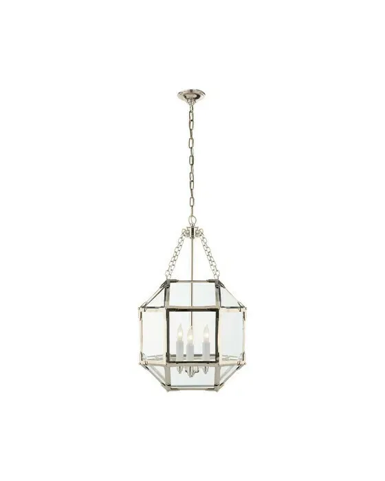 Morris Small Lantern Polished Nickel