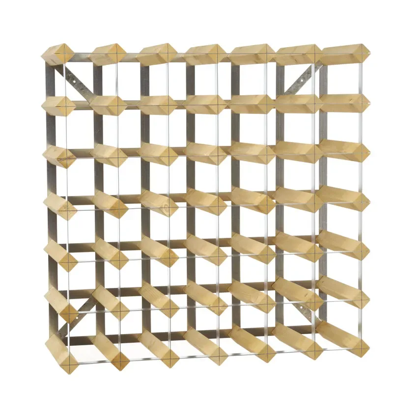 The Swedish Wine Rack Factory The Swedish Wine Rack Factory Weinregal für 42 Flaschen erweiterbar Eiche hell