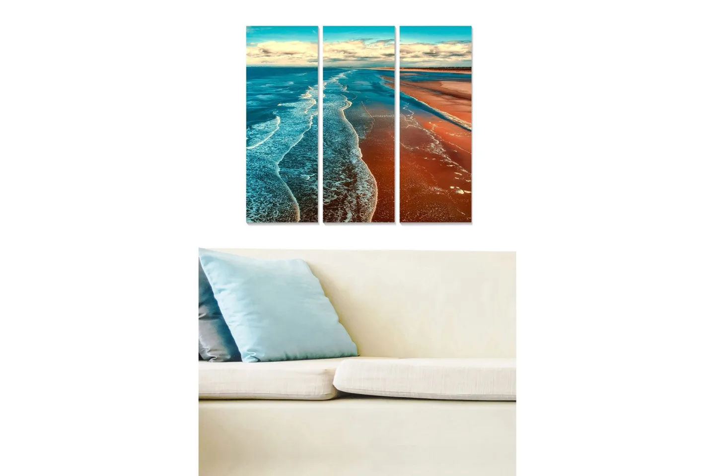 Canvastavla Nautical 3-pack Flerfärgad - 20x50 cm
