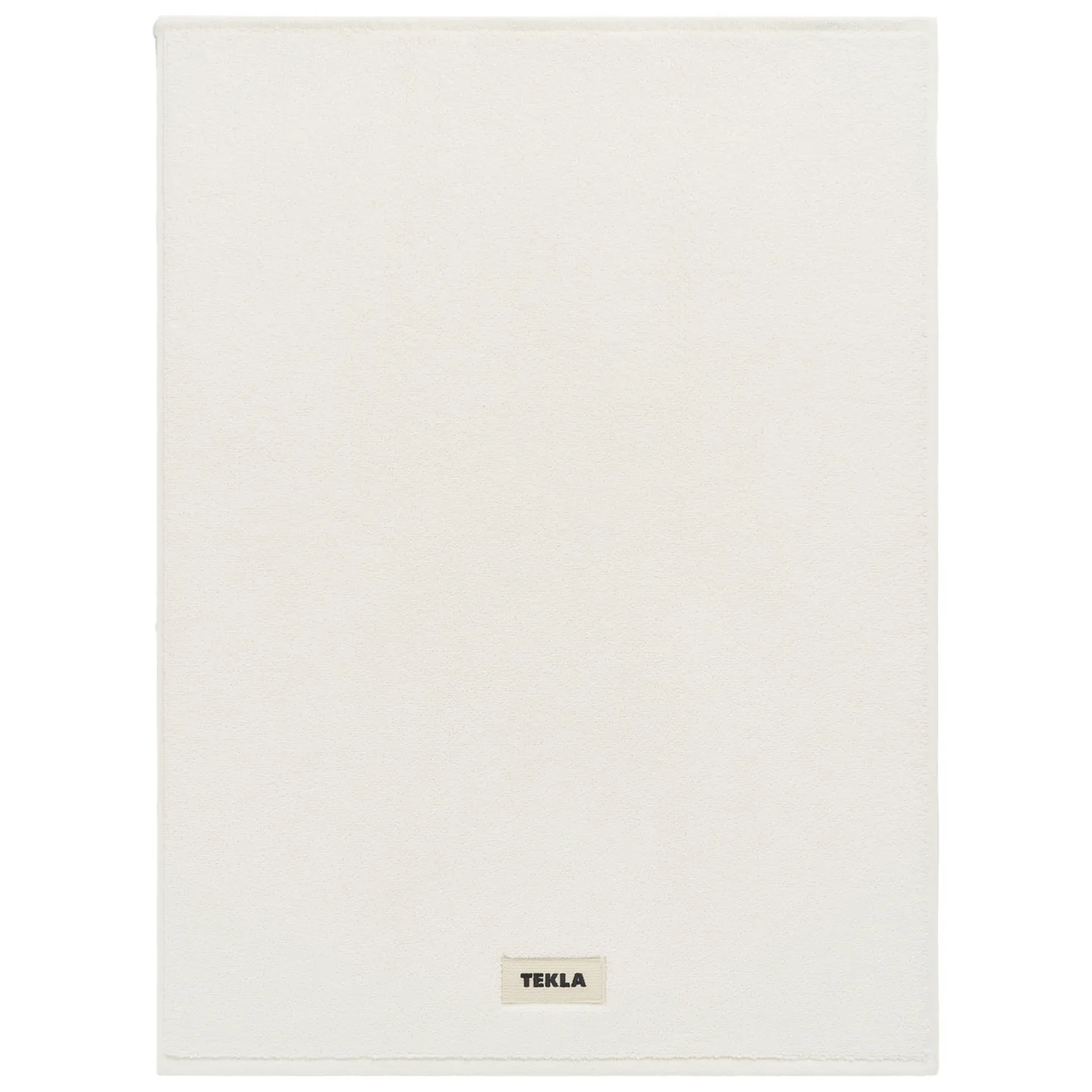 Tekla - Terry Solid White badrumsmatta 50 x 70 cm - Bomullsmattor - Vit