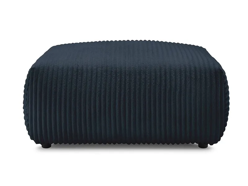 Hocker BOBOCHIC LUCIEN 108x108x46cm cord-stoff dunkelblau