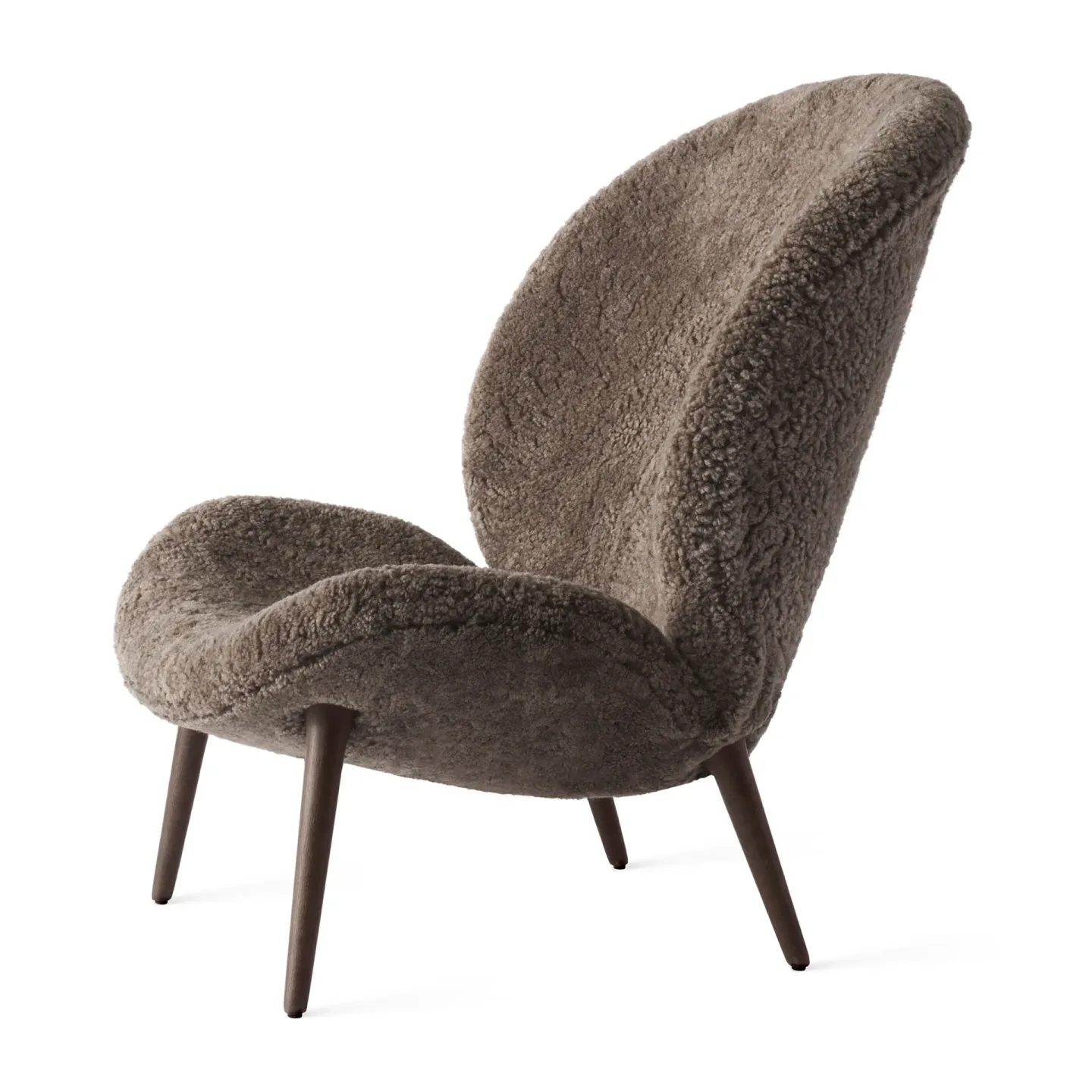 Vipp Vipp466 Lodge loungefåtölj Dark oak-Curly 07