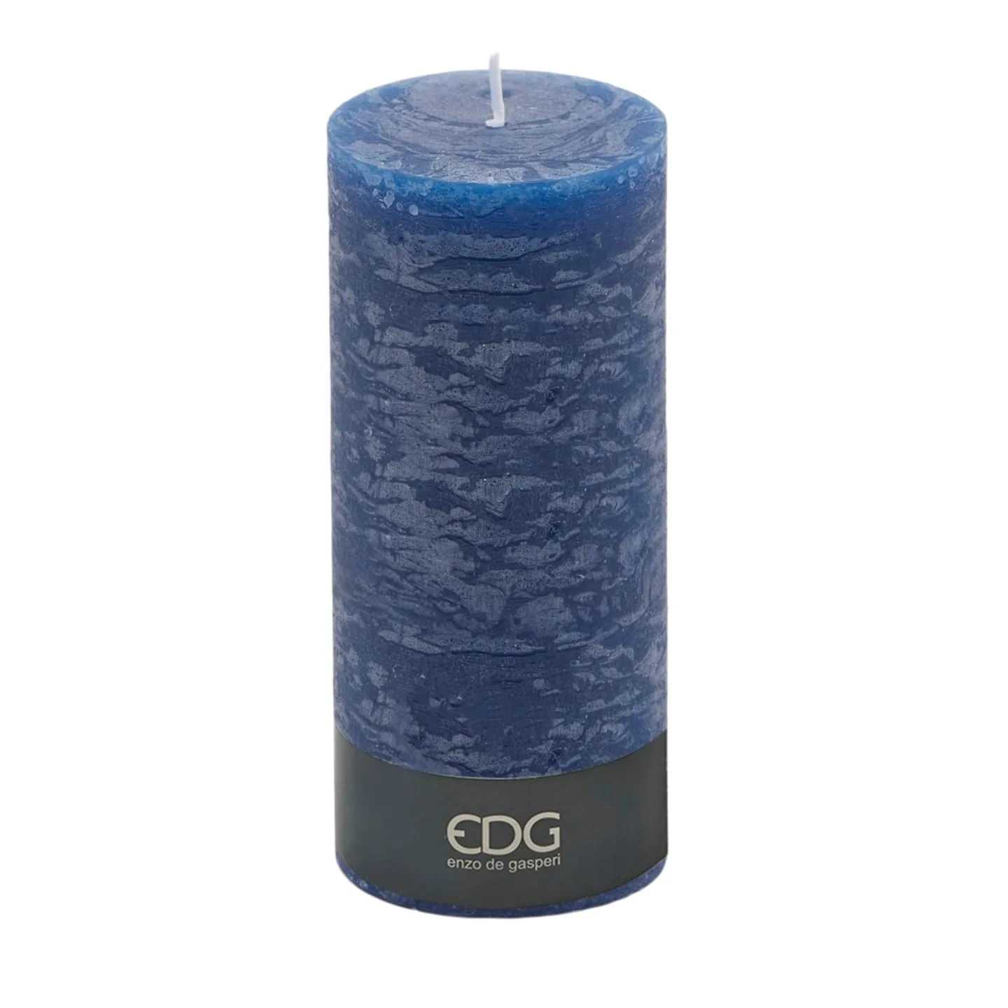 Edg Kerze Blau H: 25 cm | Schubiger Möbel