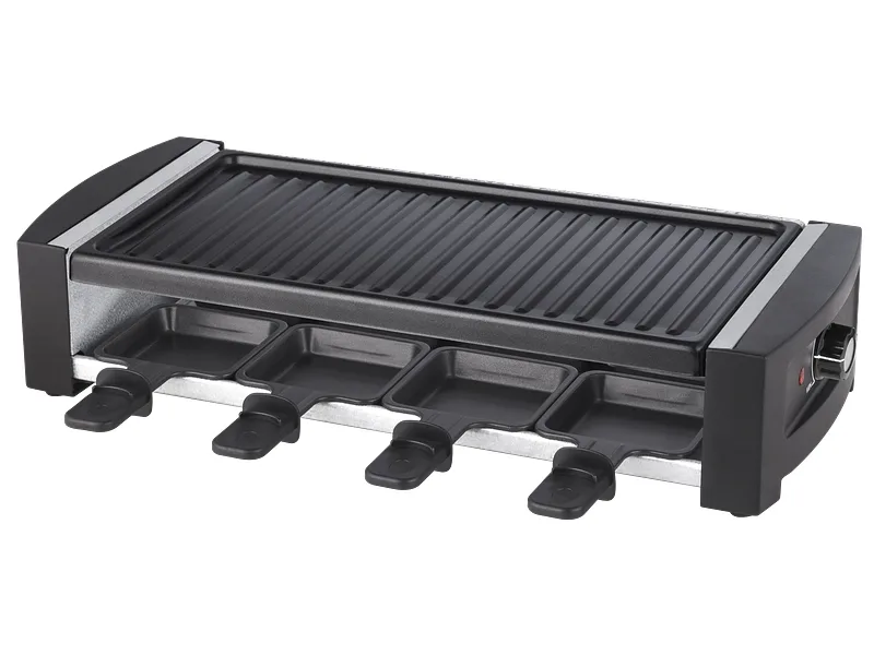 OHMEX Elektrischer Raclettegrill OHM-RCL-8812 8 personen