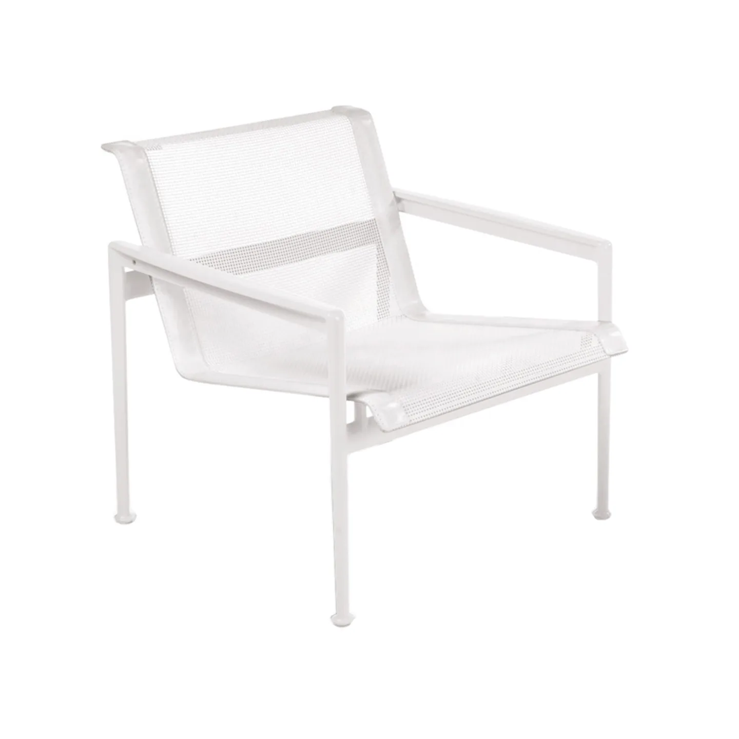 Knoll - 1966 Lounge Chair, Vit - Fåtöljer utomhus - Richard Schultz - Vit - Metall