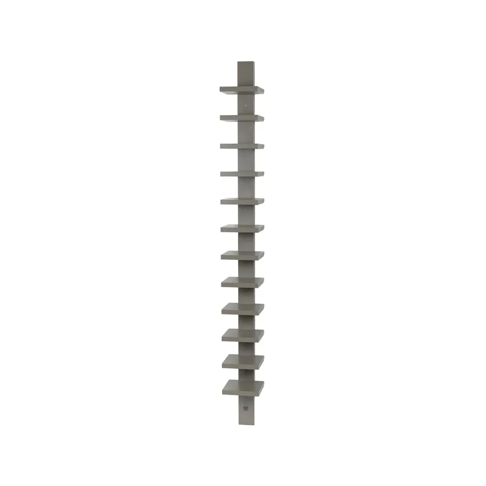 Källemo Pilaster Wandregal Grau gebeizt