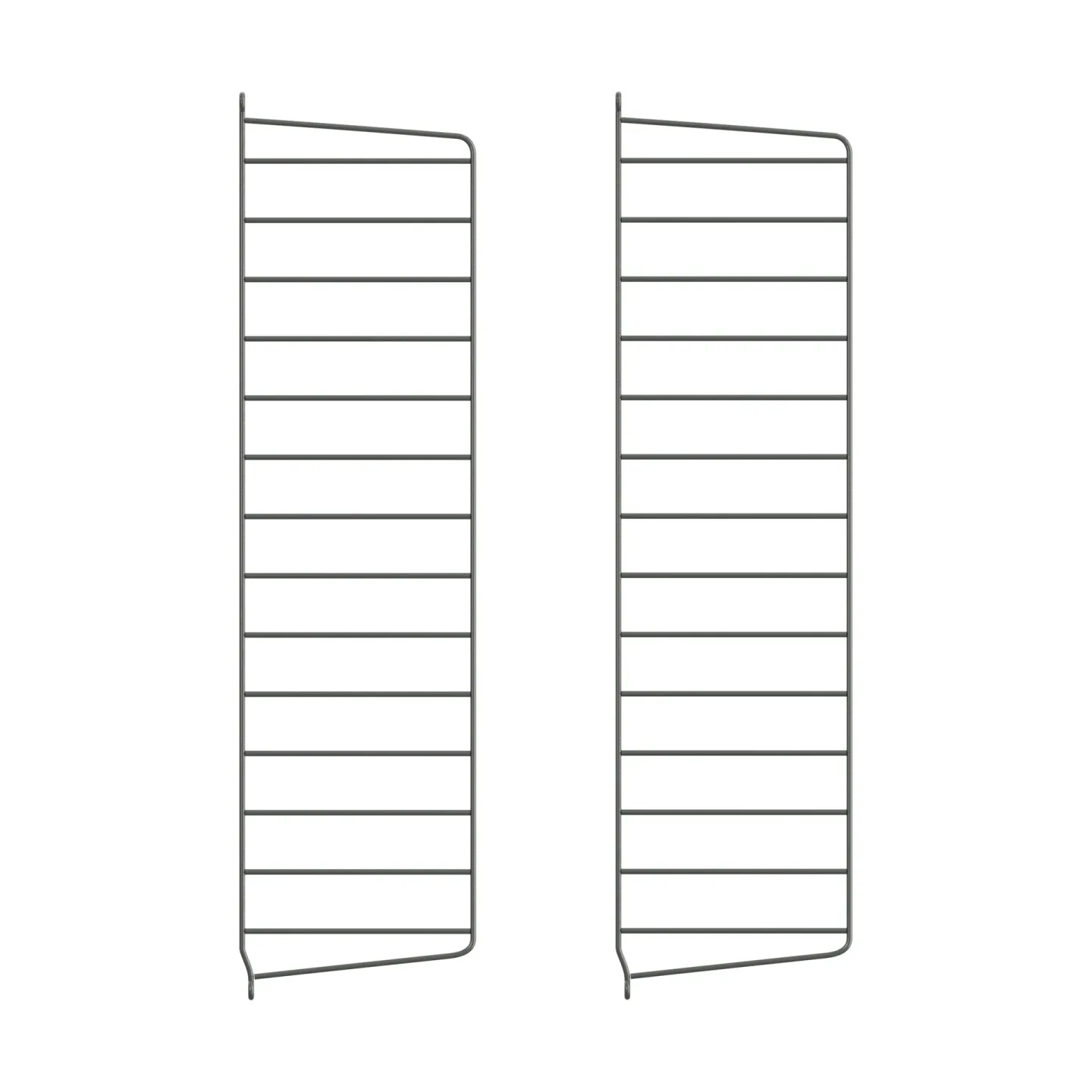 String String Wandleiter Dunkelgrau, 75x20 cm, 2er Pack