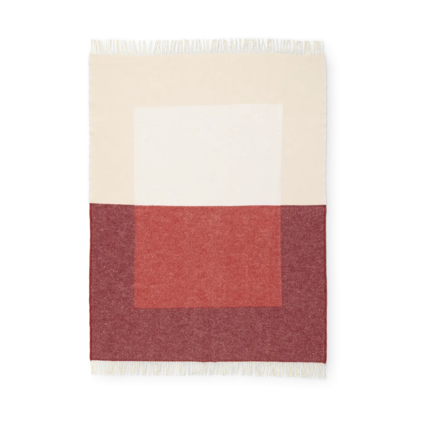 Northern Echo Wolldecke 130 x 170cm Red