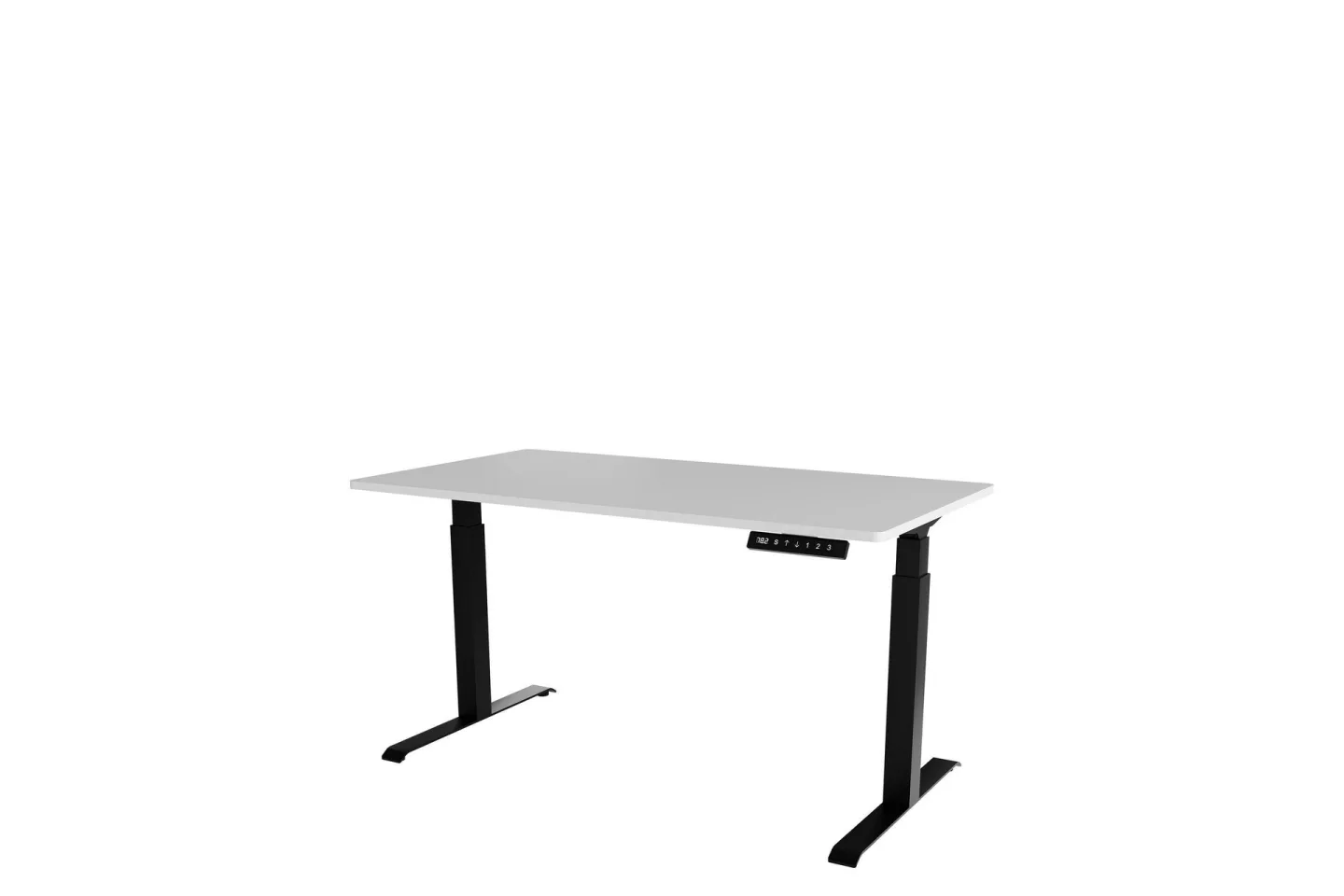 Adrianah Skrivbord 80x150 cm - Vit/Svart