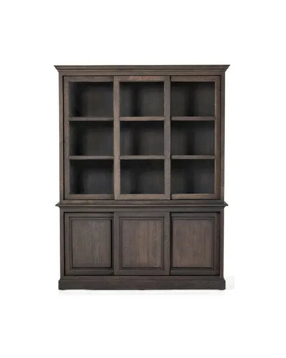 Assonet vitrineskab mountain wenge