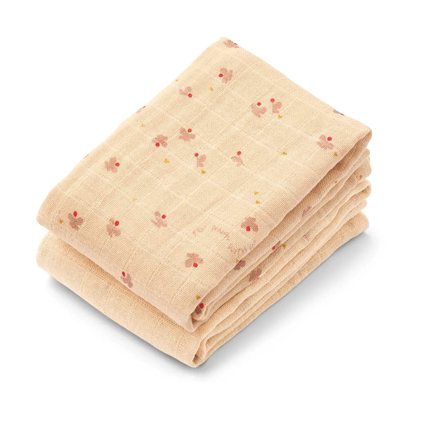 Liewood Lewis muslin Tuch 2er-Pack 65x65 cm Mini butterfly-apple blossom mix