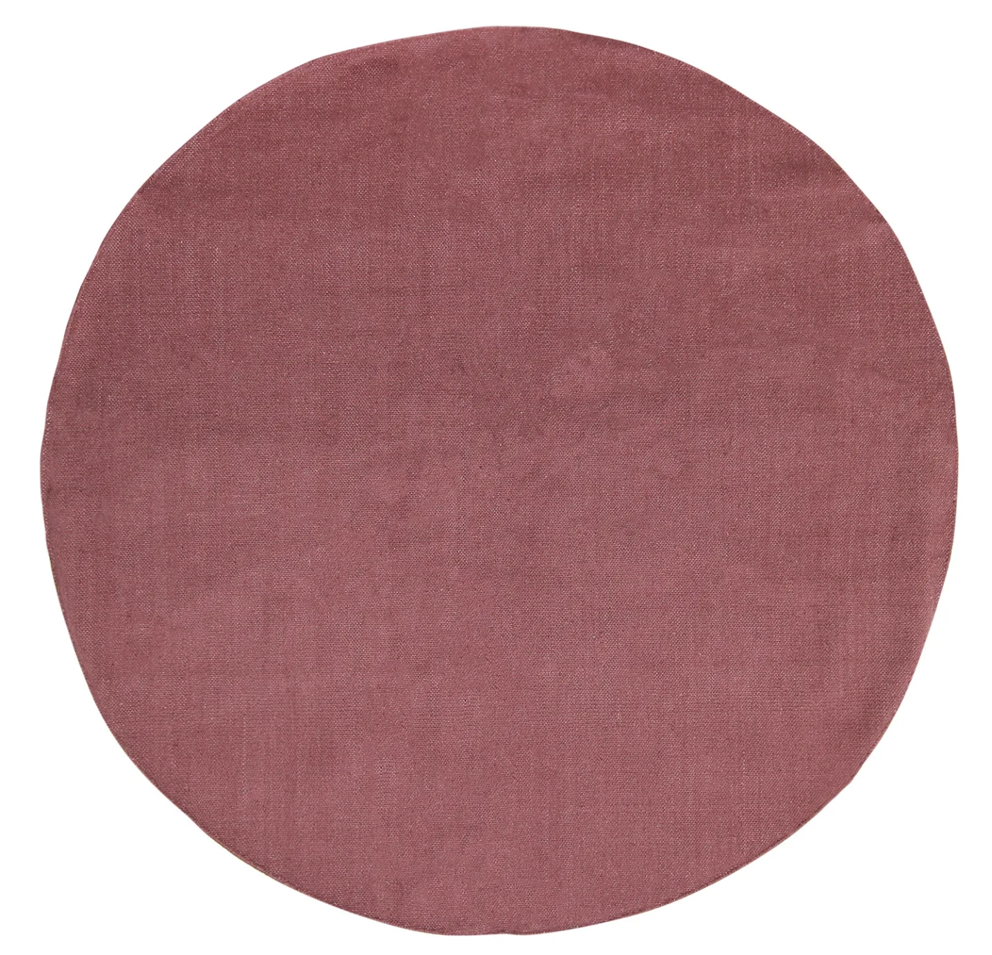 Bomullsteppe - Billie (burgunder) (Størrelse: Ø 120 cm)