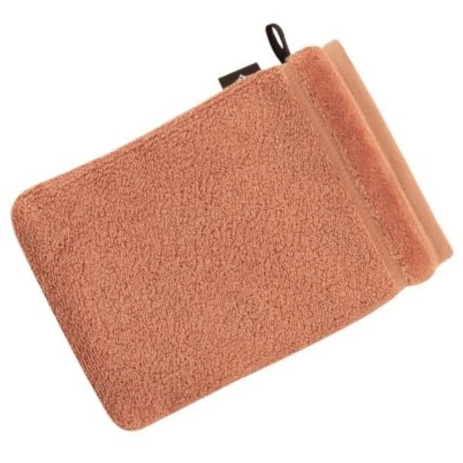 Vossen Waschhandschuh Pure bronze 100% Bio-Baumwolle B 22 T 16 cm