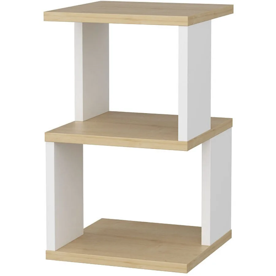 Nachttisch Uyumak eiche Melaminbeschichtete Spanplatte B 29.6 cm H 49.4 cm