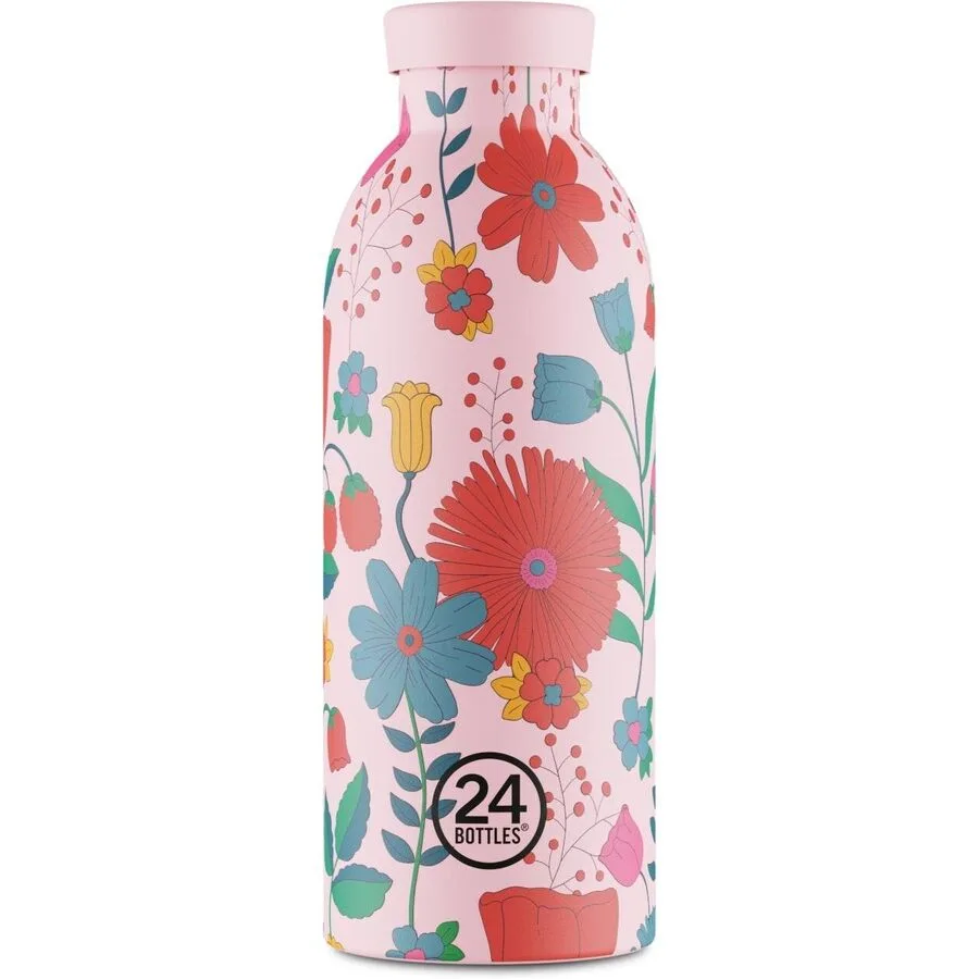 Thermosflasche 24 Bottles Bloom Rosa H 20.5 cm 500 ml