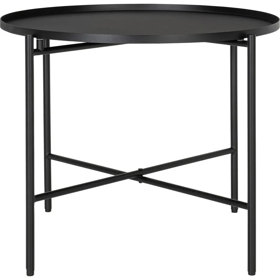 Beistelltisch Kim Schwarz Stahl 50 cm