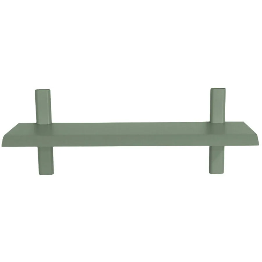 Spinder Design Wandregal Manta Dusty Green Stahl B 60 cm T 18.2 cm