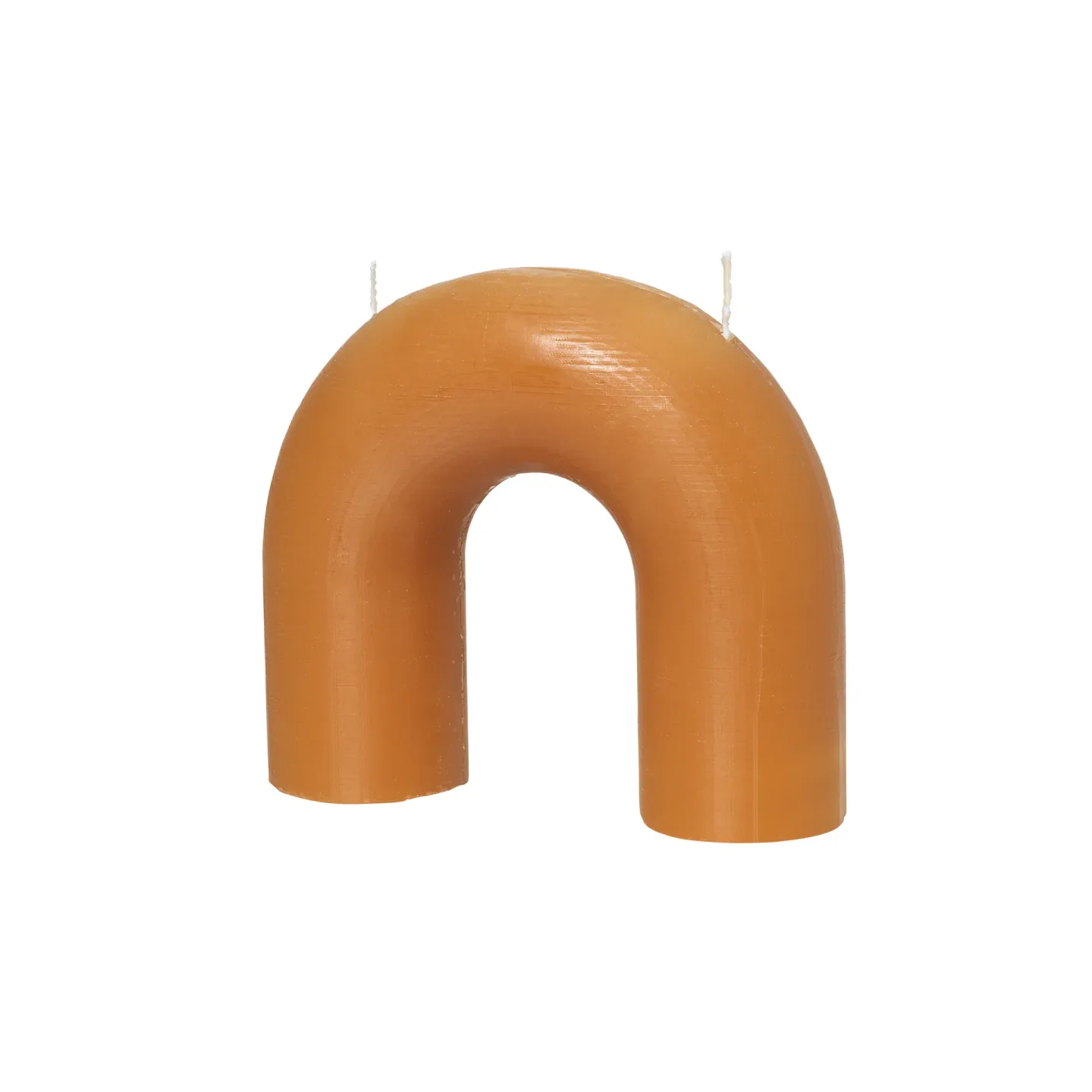 Broste Copenhagen Bend ljus 14,5x16,5 cm Honey gold