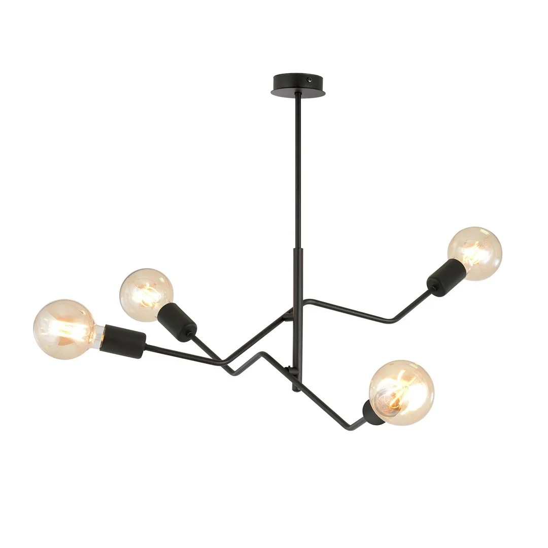Emibig Lighting - Frix 66cm - Taklampa - Svart