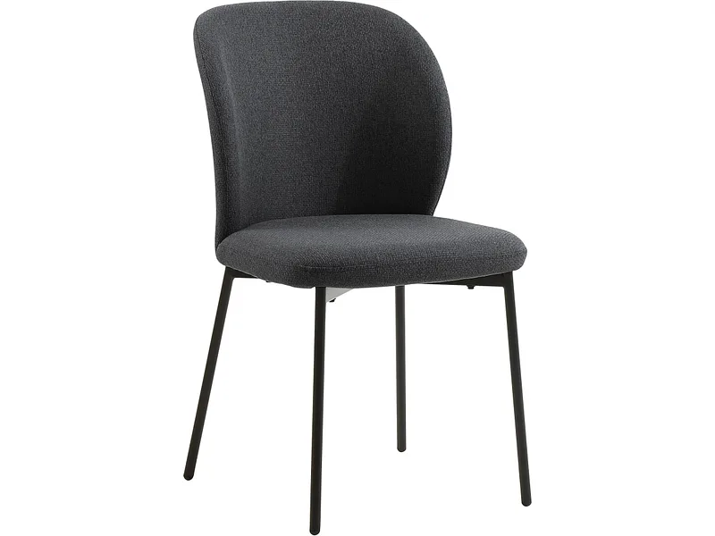 Stuhl MARIA Stoff grau