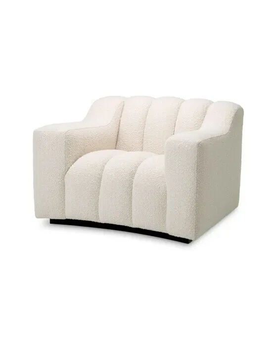 Kelly lænestol bouclé cream