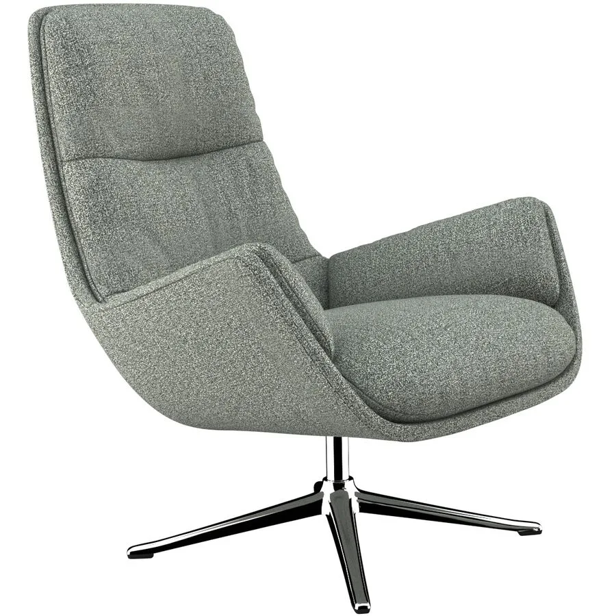 Sessel Halani Sky Blue Stoff B 93 T 84 H 95 cm