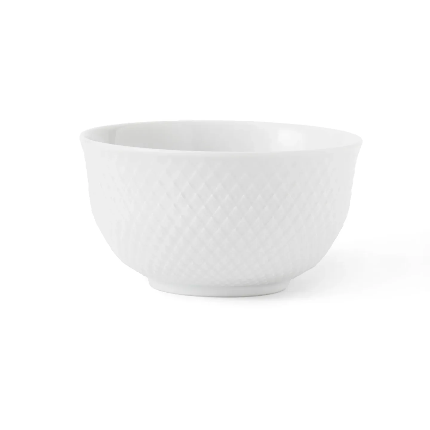 Lyngby Porcelæn Rhombe Schale Ø11cm weiß