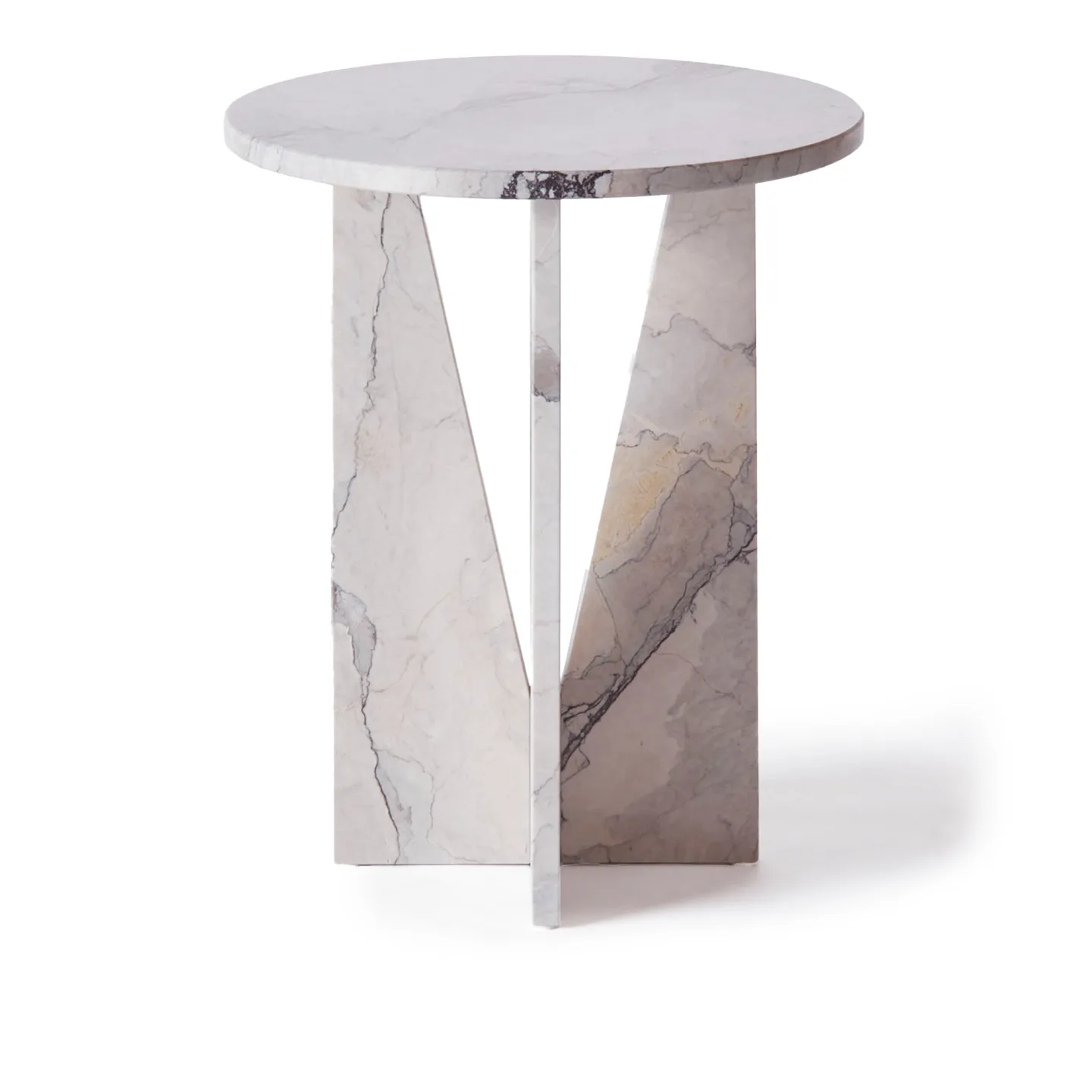 Dusty Deco - V Side Table, Albanian Grey - Sidobord - Edin & Lina Kjellvertz - Grå - Sten