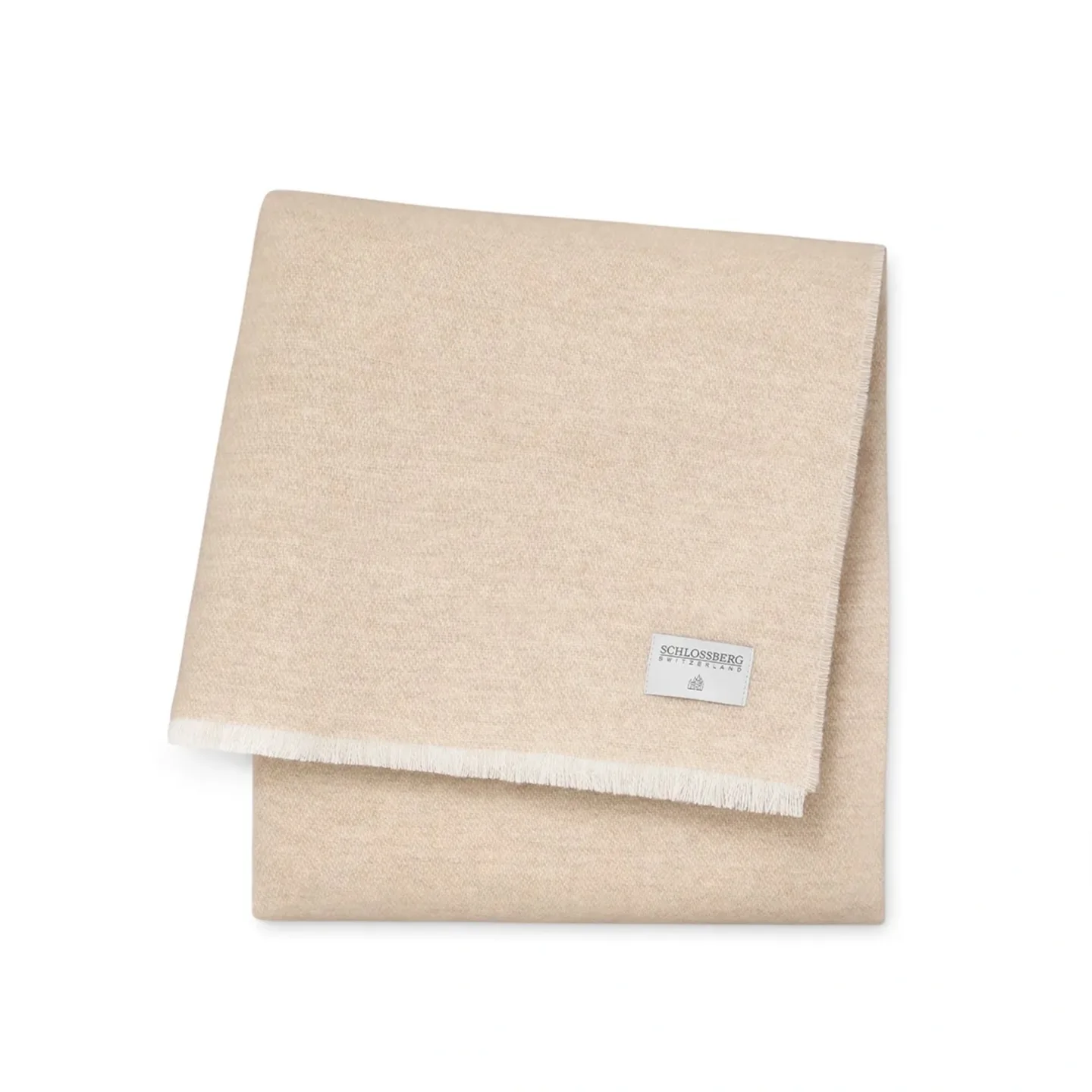Schlossberg Plaid Dina 130x200 cm Beige | Schubiger Möbel