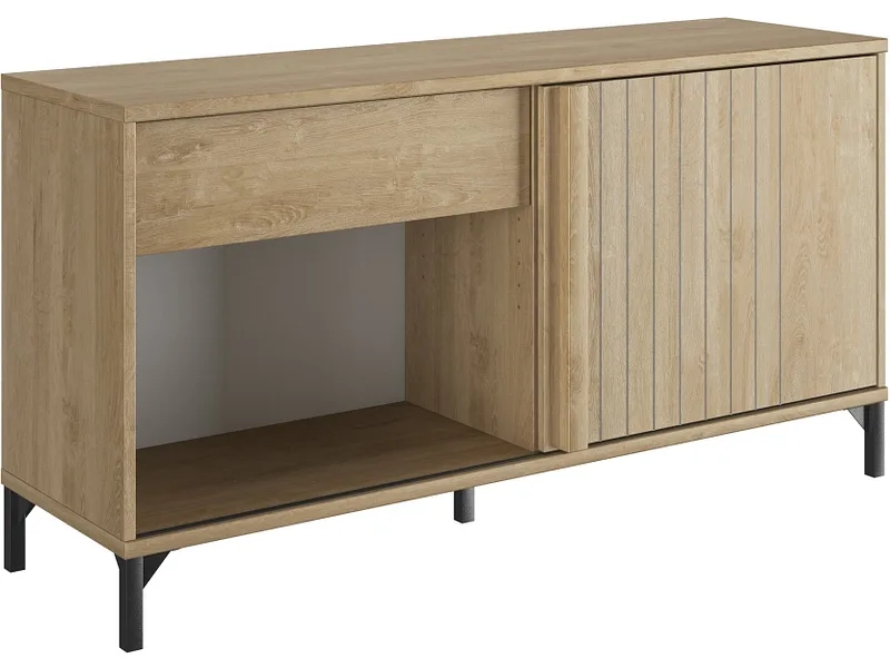 Schreibtisch-Ansatz GAMI OFFICEO 40x135x70cm eiche