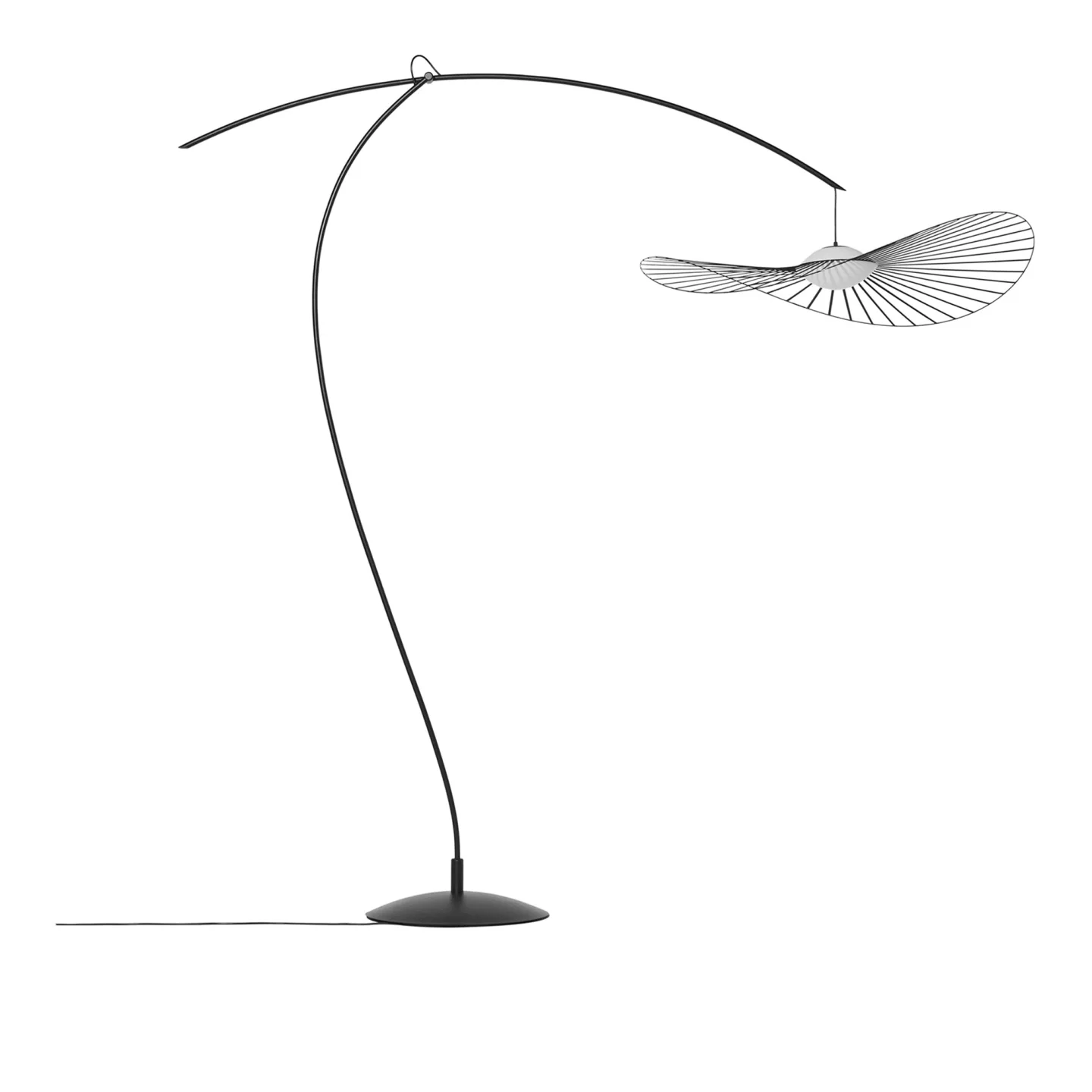 Petite Friture - Vertigo Nova Floor Lamp Black - Båglampor - Constance Guisset - Svart