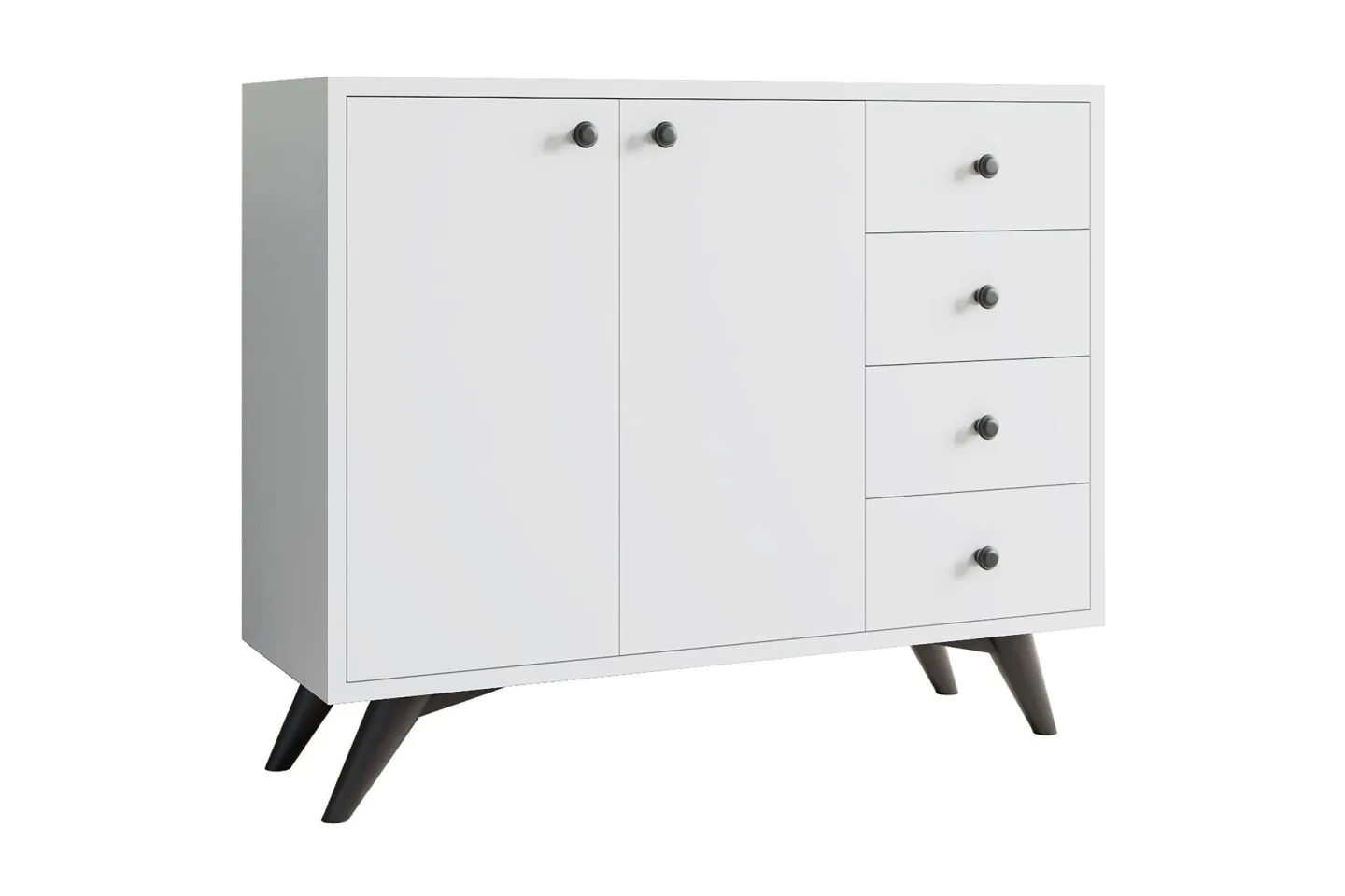 Desgrar Förvaringsskåp 100x82 cm - Vit