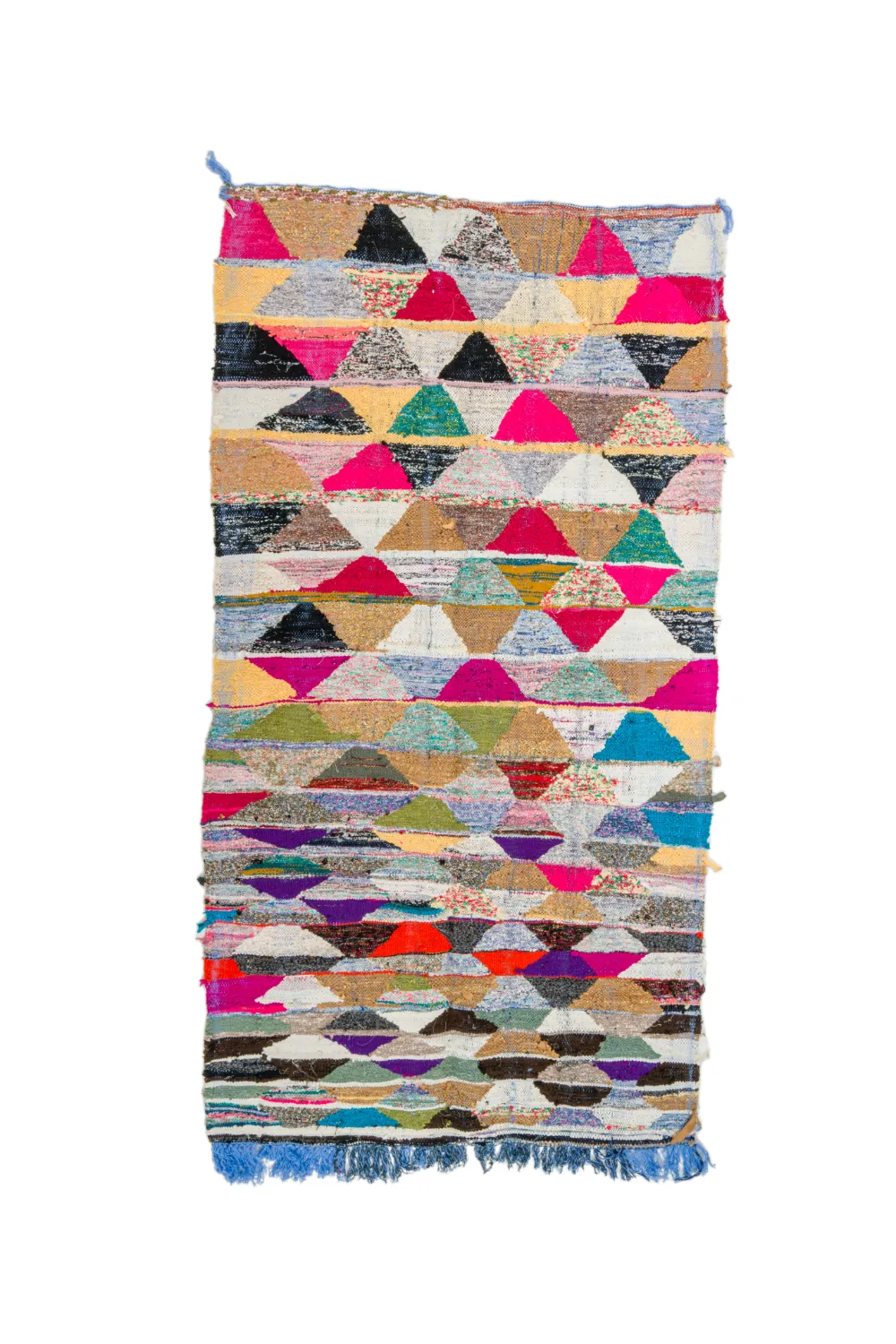 Marokkansk Boucherouite-teppe 150 x 255 cm (Størrelse: 150 x 255 cm)