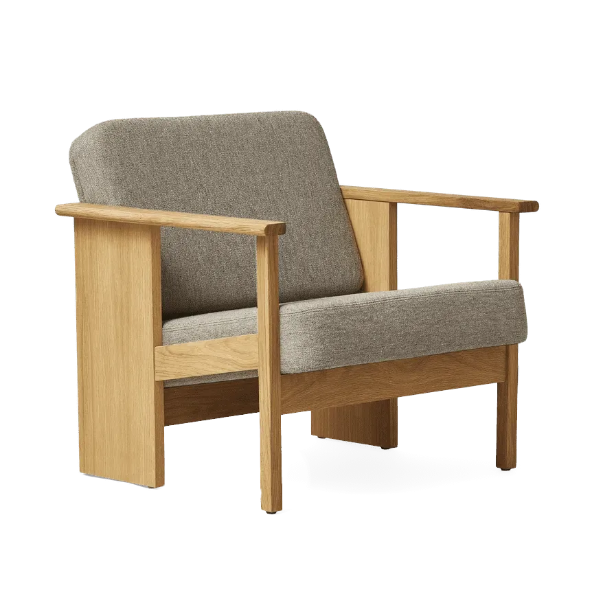 Form & Refine Block loungestol Ek-Hallingdal 65-0227
