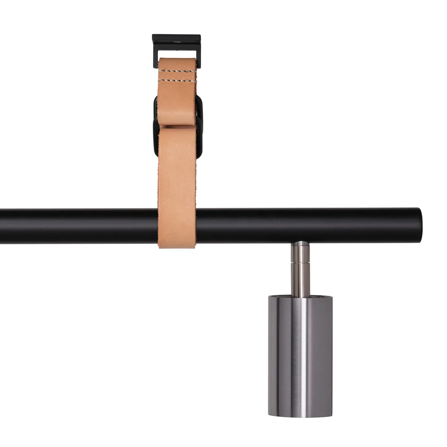 Rubn - Long John 6 Black/Steel / Nature Leather - Takkronor - Niclas Hoflin - Silver,Svart