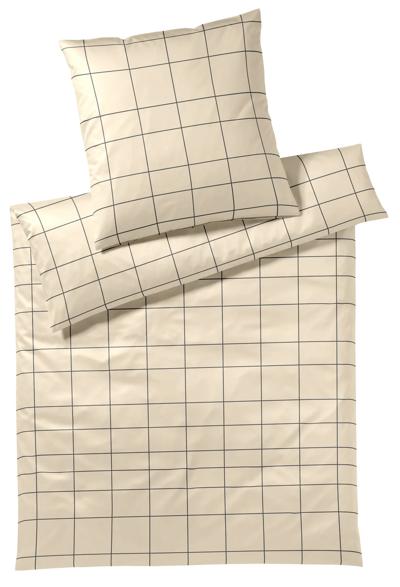Elegante Bettwäsche Cross, Beige Beige | Schubiger Möbel