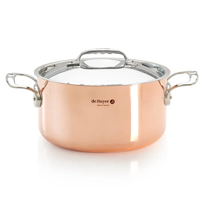 De Buyer Prima Matera gryta med lock induktion 28 cm