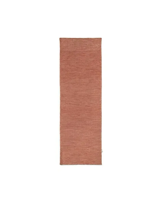Plain tæppe coral