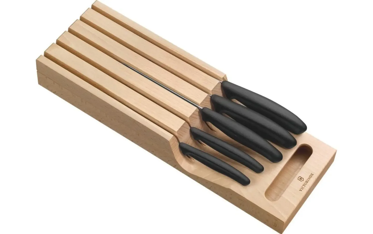 Alltron Messerblock-Set Messer Swiss Classic 6-teilig, Nature Von Victorin Beige | Schubiger Möbel